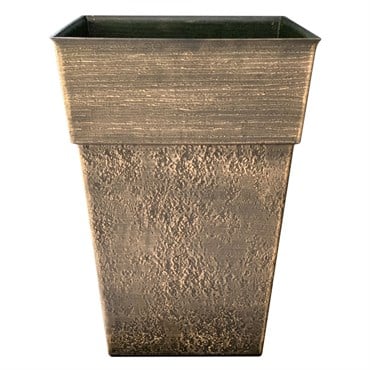 HC 13" Avino Square Planter Celtic Bronze Listo