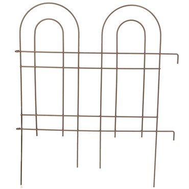 Panacea 36"x42" Homeland Double Arch Fence Bronze