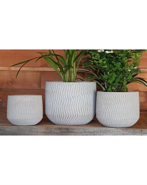 Avenue 5" Corrugated Cup Planter GCC