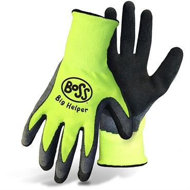 BOSS Kids HiVis Poly Knit Latex Palm