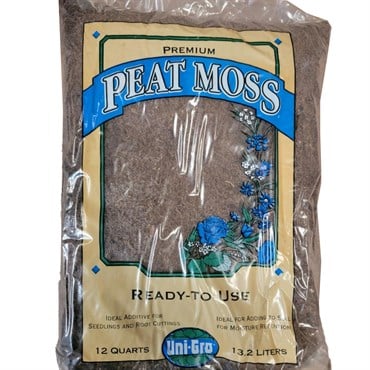 Uni-Gro 12qt Peat Moss 6/CS 180/PL