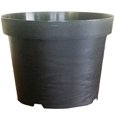 BLD 1.75 GALLON AMERICAN GARDEN TEXTURED ROUND SQUAT 10.00"X7.50" BLACK 40 PER CASE 64 CASES PER PALLET