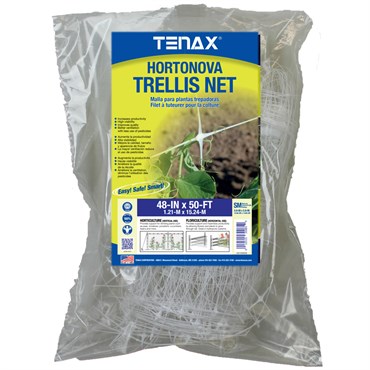 Tenax 48"x50' Plant Trellis Net Hortonova