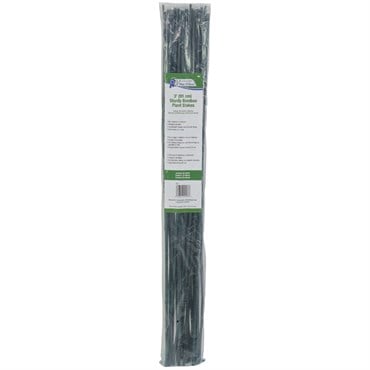 Gardener's Blue Ribbon 25pk 3' Bamboo 6-8mm Green