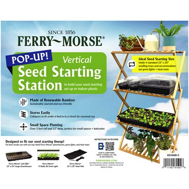 Ferry Morse Bamboo Pop-Up Seed Starting Station