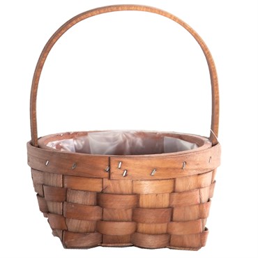 Gardener Select 4"x2.5" Wood Flower Basket Planter 32/CS