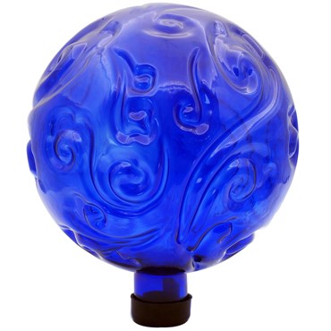 Gardener Select 10" Cobalt Blue Glass Garden Globe