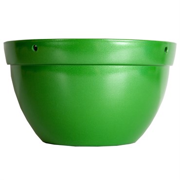 Gardener Select 12" Hanging Basket Metallic Green 11.85"x11.85"x6.69" 24/CS