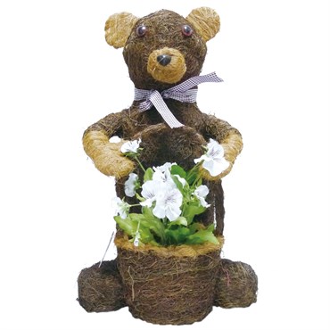 Gardener Select 14" Large Brushwood Bear Topiary - No UPS or FedEx! 10/CS