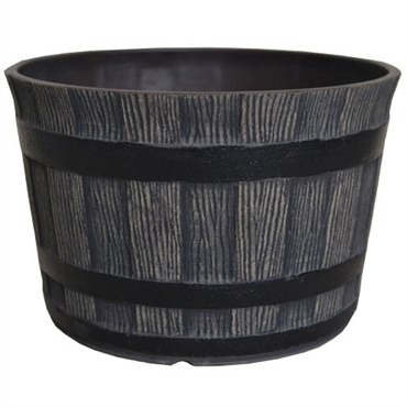 Gardener Select 12" Barn Whiskey Brl Round Planter 12/CS