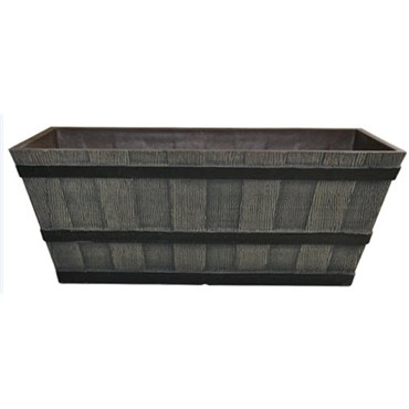Gardener Select 22" Whiskey Barrell Trough Planter 6/CS
