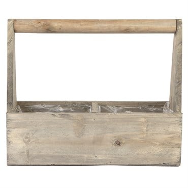 Gardener Select 10" Wood Planter Box Brown 10.6"x3.7"x8.7"
