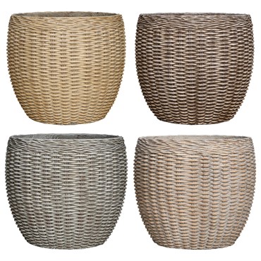 MCarr 48pc Rattan Egg Planter Pallet Mixed Colors