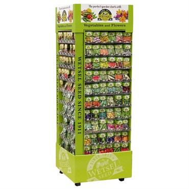 Wetsel 2400PKT Revolving 4 Panel Rack