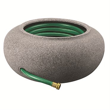 HC 21" Garden Hose Pot Black Granite Akro Mils