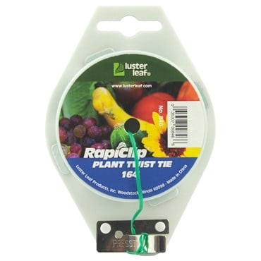 Luster Leaf Plant Twist Tie .4mm Green Plastic Coated