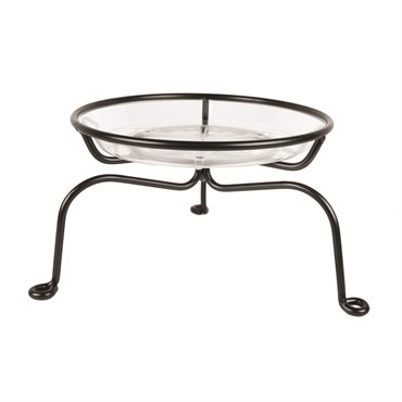 Plastec 8" Decorator Plant Stand Black