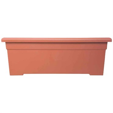 HC 28" Romana Deck Planter Clay Akro Mils