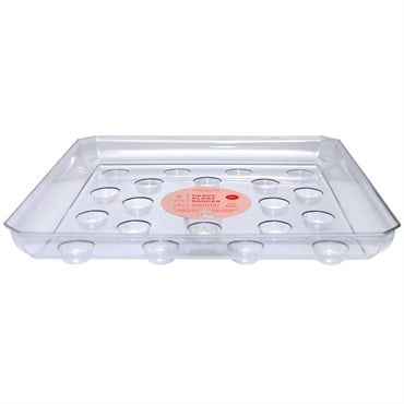 CWP 14" Square Carpet Saver Heavy Footed Saucer