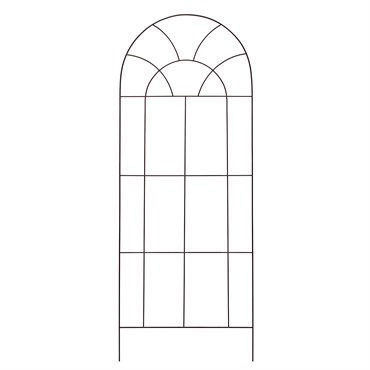 Deer Park 48" x 18" Arch Trellis Black