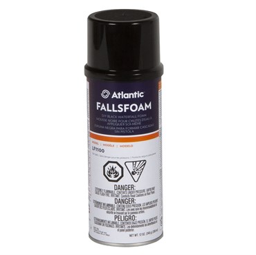 Atlantic DIY Black Waterfall Foam With Applicator Straw 12oz Black