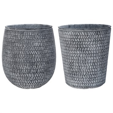 MCarr 36pc Mixed Planter Pallet Dark Gray