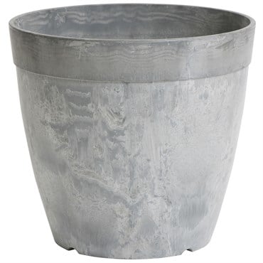 Artstone 12" Round Dolce Planter Grey