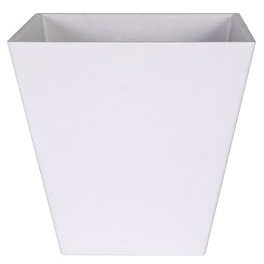 Artstone Ella 12" Square Planter White
