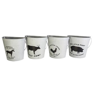 Panacea Farm Animal Half Rnd With Buck Wood Handle