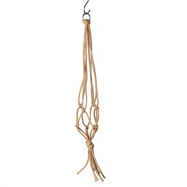 Primitive 18" Mini Tan Macrame Hanger