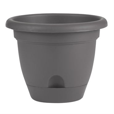 Bloem 14" Lucca Planter Charcoal