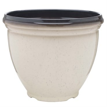 Southern Patio 18" Heritage Planter Ivory