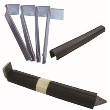Valley View 9" Heavy Duty Metal Stake Kit 4 Stakes 1 Connector
