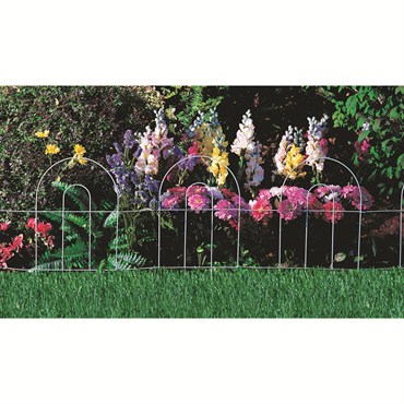 Panacea 24"x8' White Arch Folding Fence