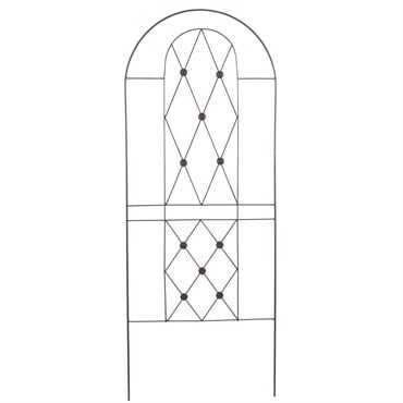 AGW Button Tall Trellis Black