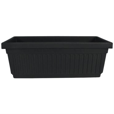 HC 18" Venetian Flower Box Black