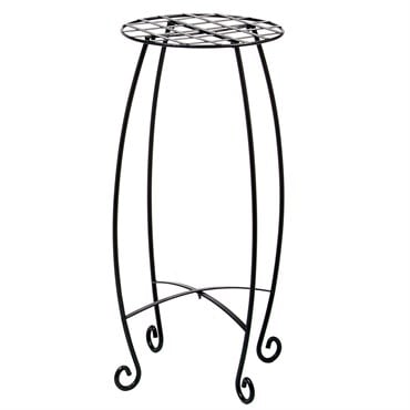 Deer Park 21" Lattice Plant Stand Black