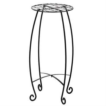 Deer Park 16" Lattice Plant Stand Black