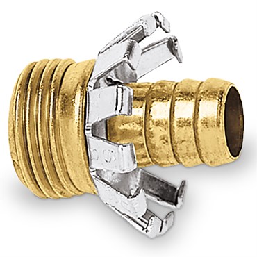 Gilmour Brass Coupling Male Coupling, 5/8"