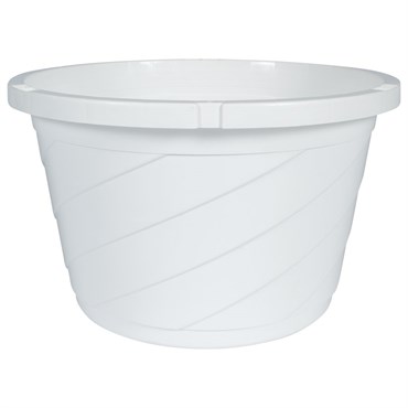 HC 12" Euro Hanging Basket Planter White