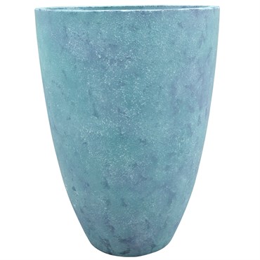 MCarr 16pc Light Cement Round Planter Pallet Caribbean