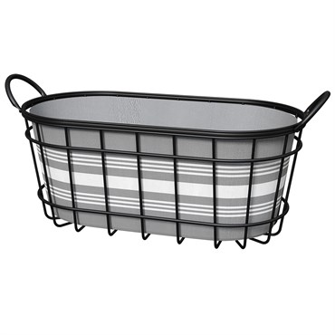 Panacea 16" Modern Farmhouse Oval Bushel Basket