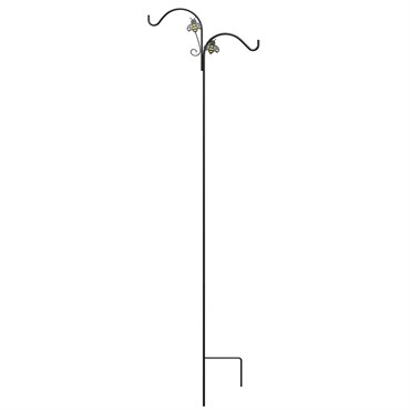 Panacea 84" Bee- Conscious Double Offset Shepherd Hook