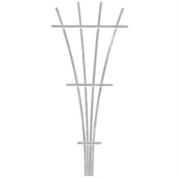 Panacea 48" White Wood Fan Trellis