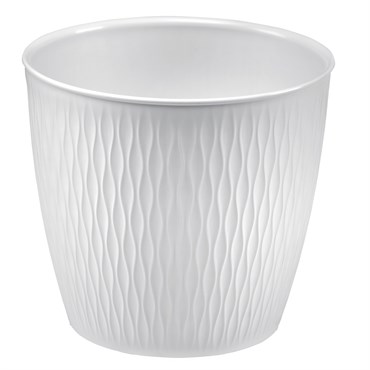 Deroma 11.8" Ariel Round Col White