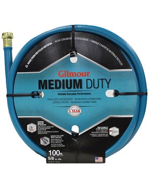 Gilmour Medium Duty Hose 5/8" x 100'