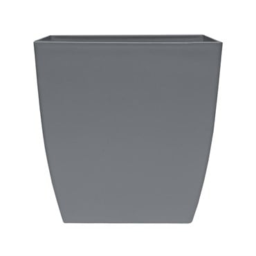 HC 10" Aria Square Planter Warm Grey