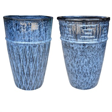 MCarr 15PC Tall Planter Plt Falling Black