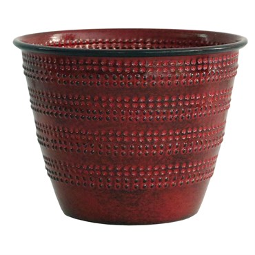 Robert Allen 6" Cobblestone Planter Sangria