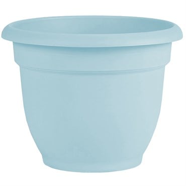 Bloem 8" Ariana w/ Grid Planter Misty Blue